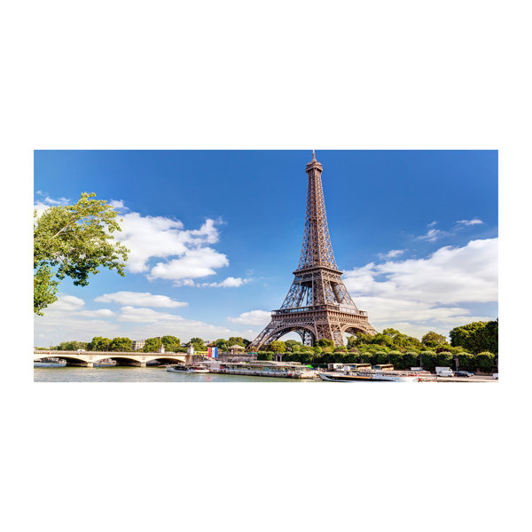 Brayden Studio Eiffel Tower Paris Wrapped Canvas Art Prints Wayfair